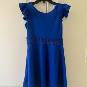 Like New Blue Girls Kids Size 16 Rare Editions Dress
